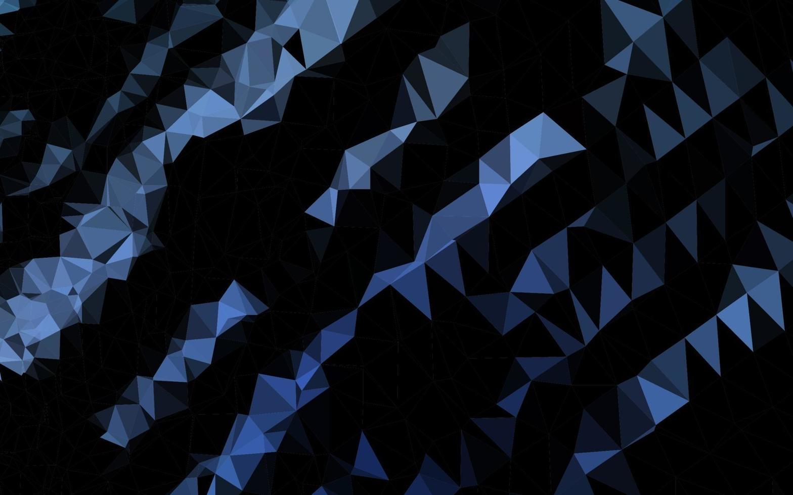 donkerblauwe vector abstracte mozaïek achtergrond.