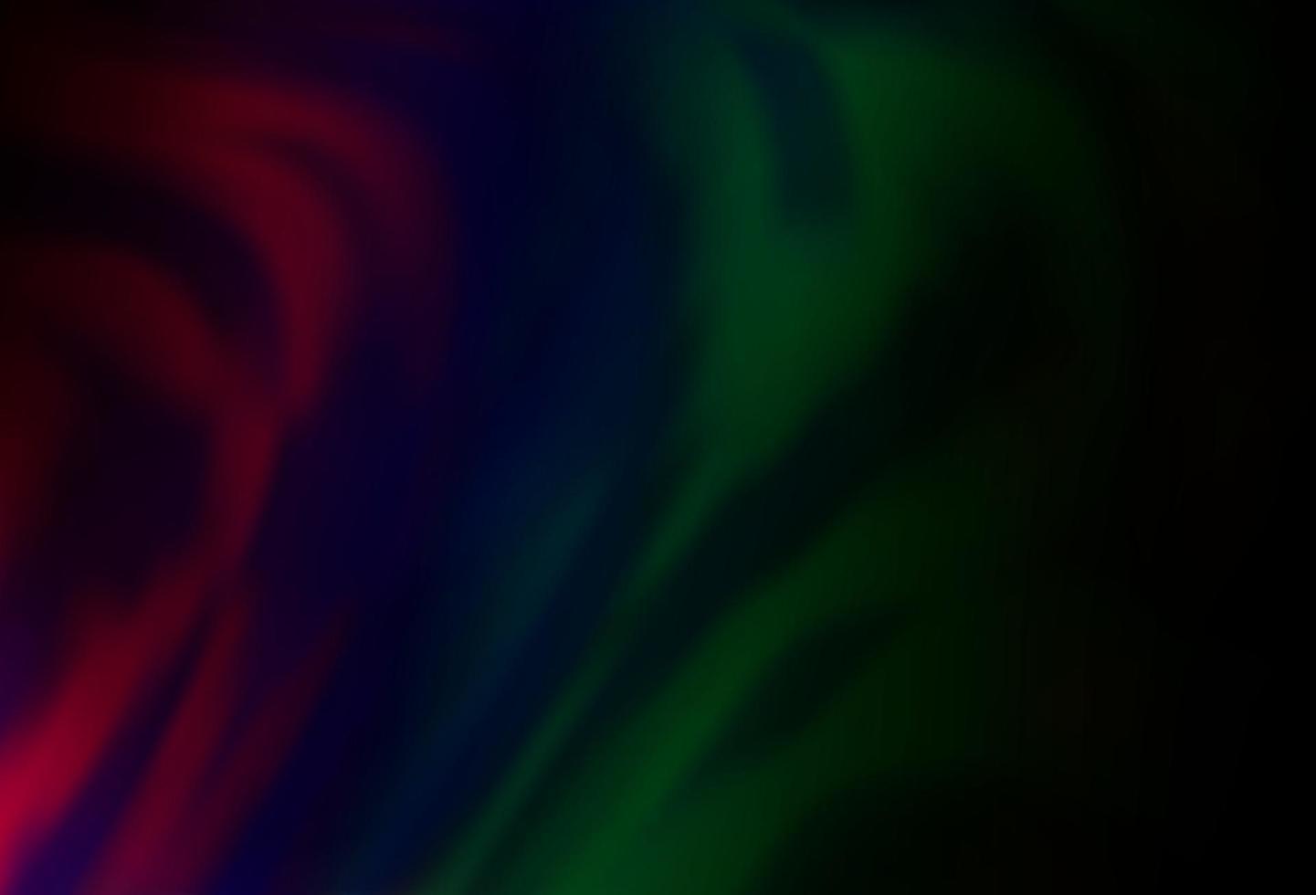 donkere veelkleurige, regenboog vector sjabloon met abstracte lijnen.