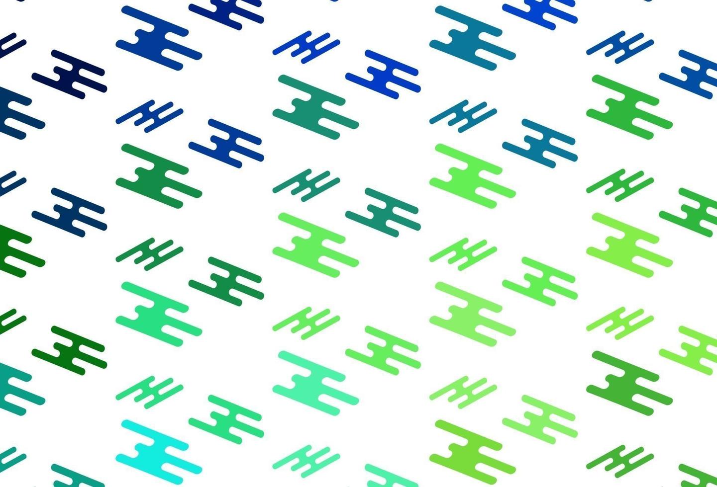 lichtblauwe, gele vectorachtergrond met rechte lijnen. vector