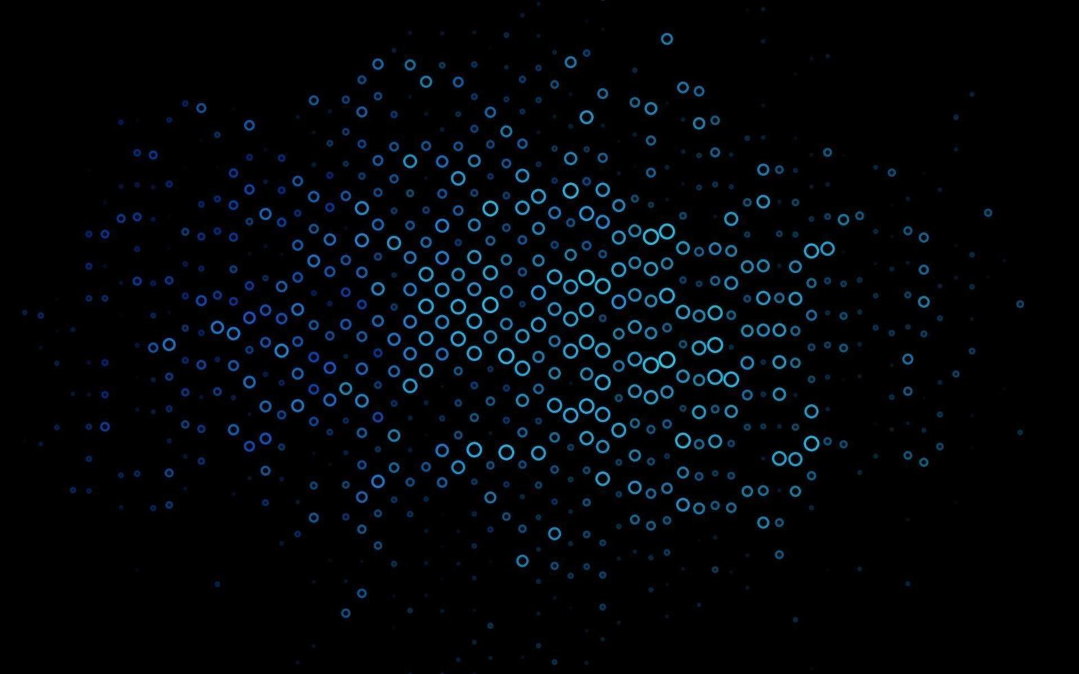 lichtblauwe vectorlay-out met cirkelvormen. vector