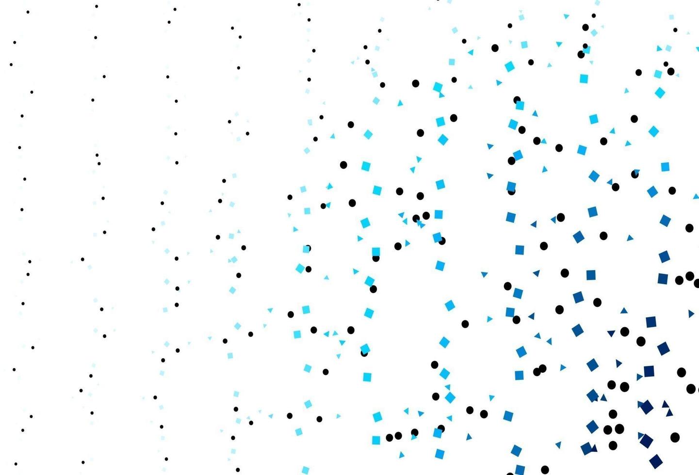 lichtblauwe vectorlay-out met cirkels, lijnen, rechthoeken. vector