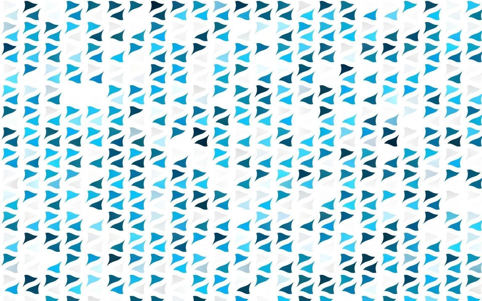 lichtblauwe vectorlay-out met lijnen, driehoeken. vector