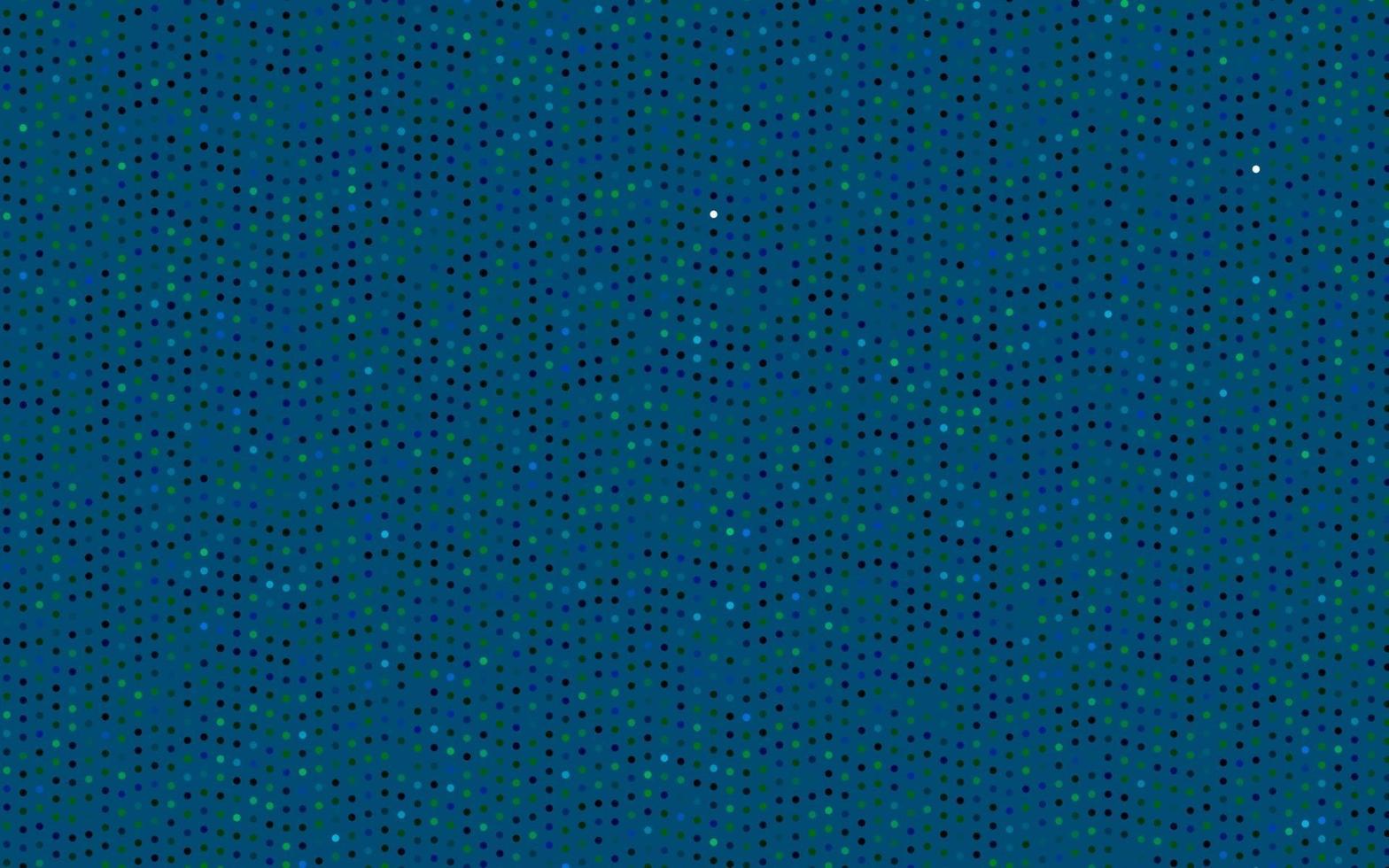 donkerblauwe, groene vectorachtergrond met bellen. vector
