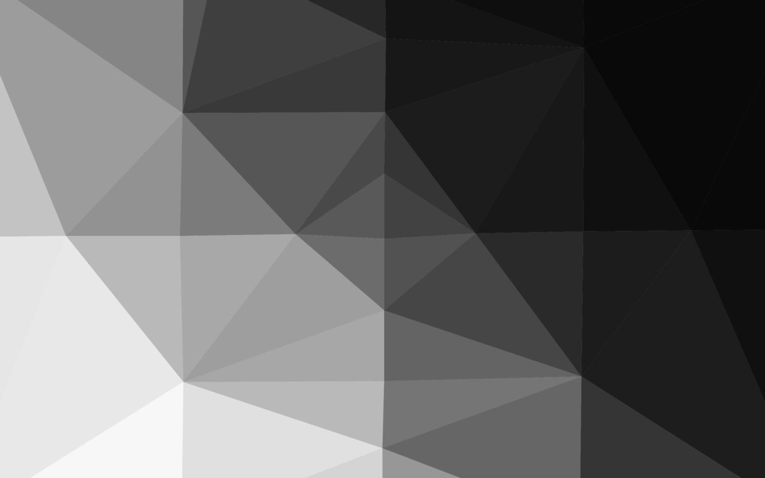 donker zilveren, grijze vector driehoek mozaïek dekking.