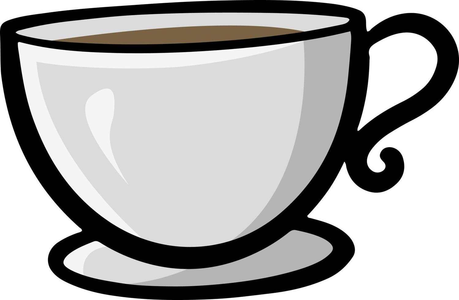 kop van koffie illustratie vector