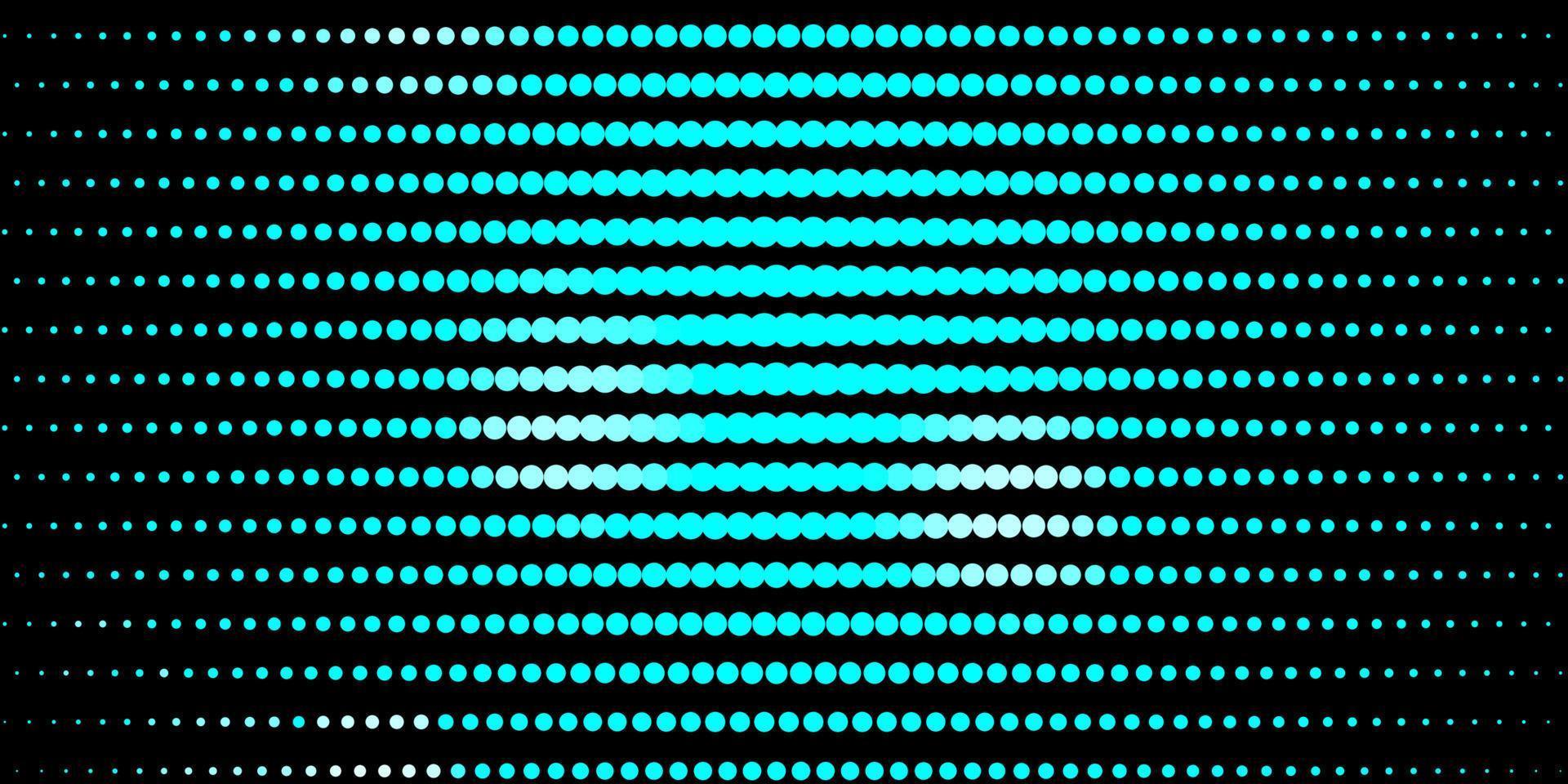 donkerblauwe, groene vectorlay-out met cirkelvormen. vector