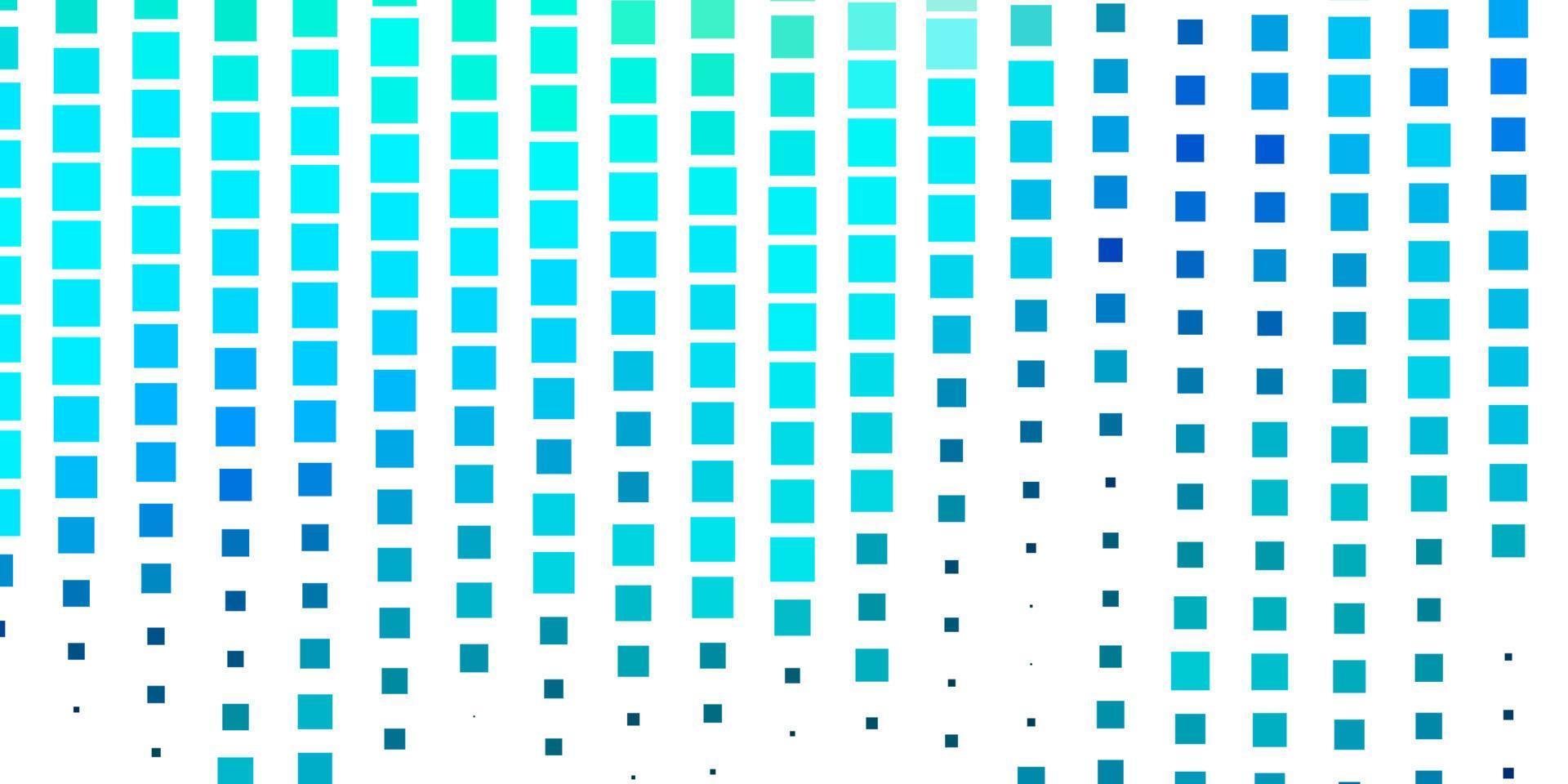 lichtblauwe, groene vectorachtergrond met rechthoeken. vector