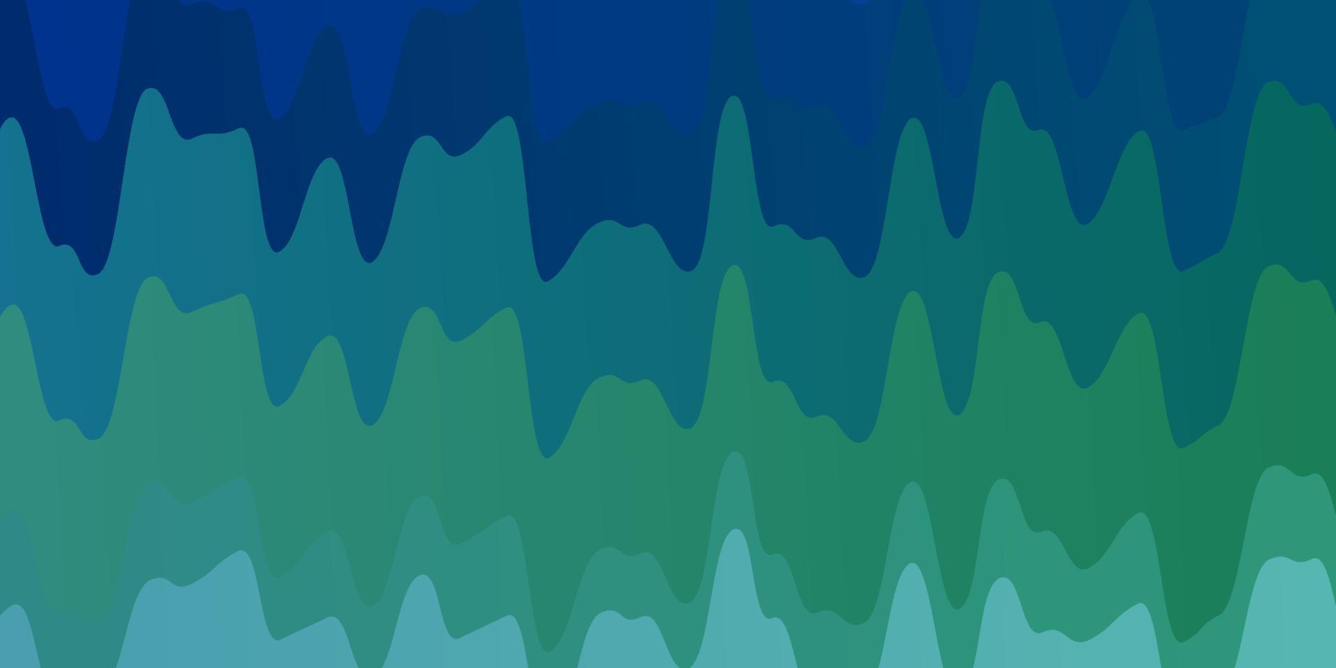 lichtblauwe, groene vectortextuur met cirkelboog. vector