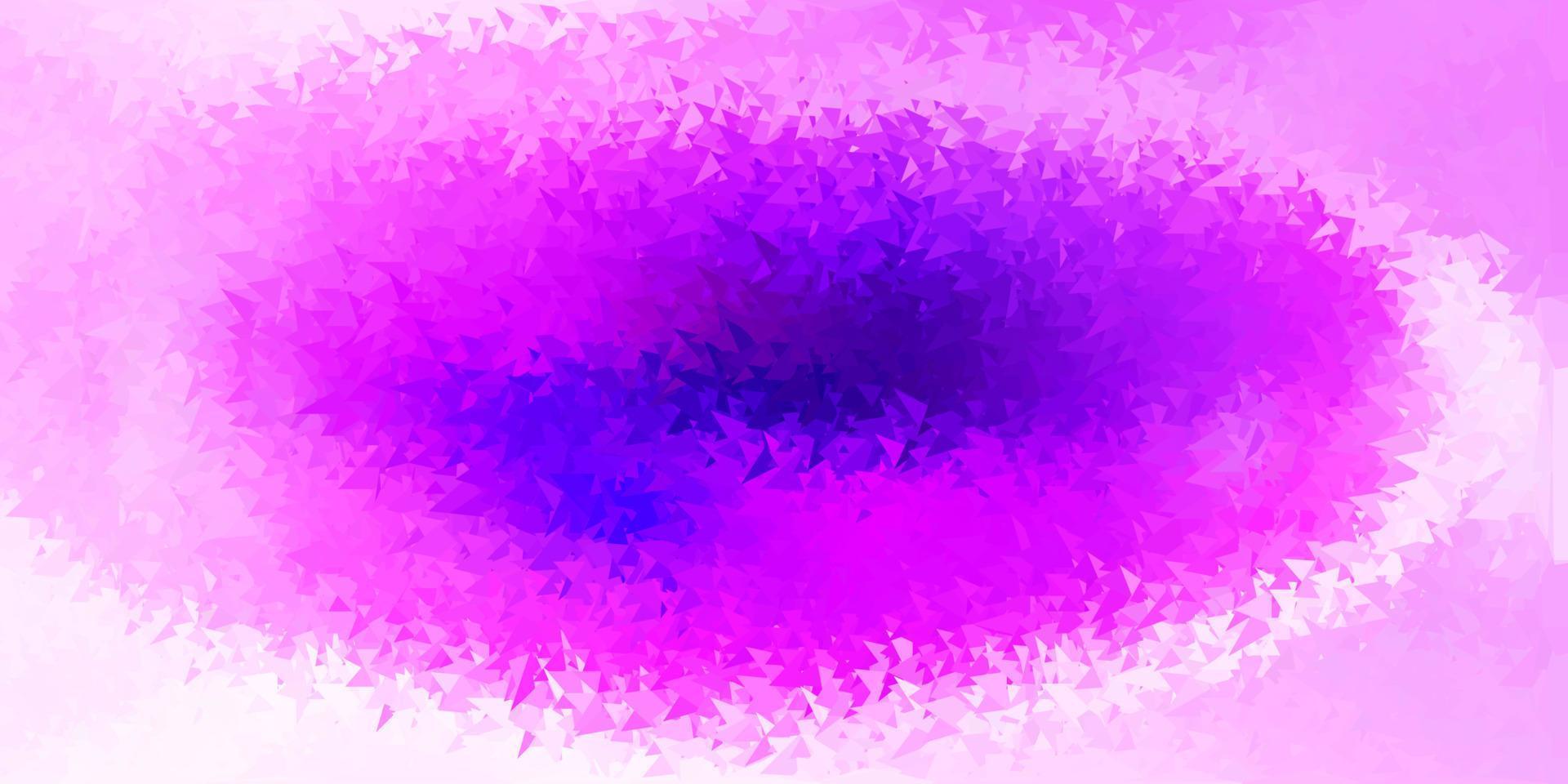 lichtpaarse, roze vector kleurovergang veelhoek lay-out.