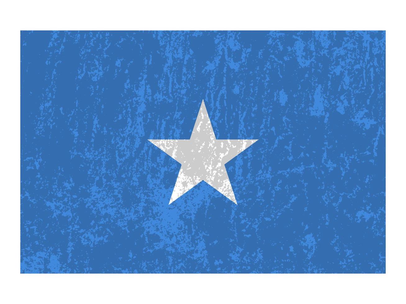 vlag van Somalië, officiële kleuren en verhoudingen. vectorillustratie. vector