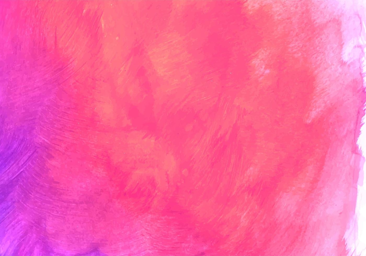 roze, oranje aquarel verf textuur achtergrond vector