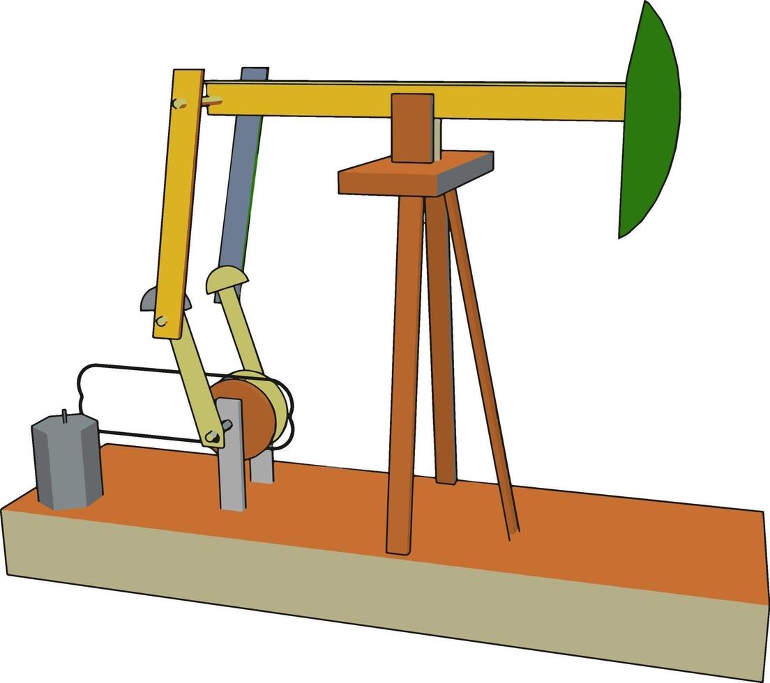 retro machine, illustratie, vector Aan wit achtergrond.