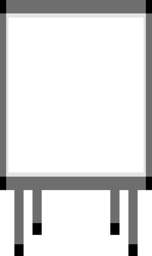 wit bord, illustratie, vector Aan wit achtergrond