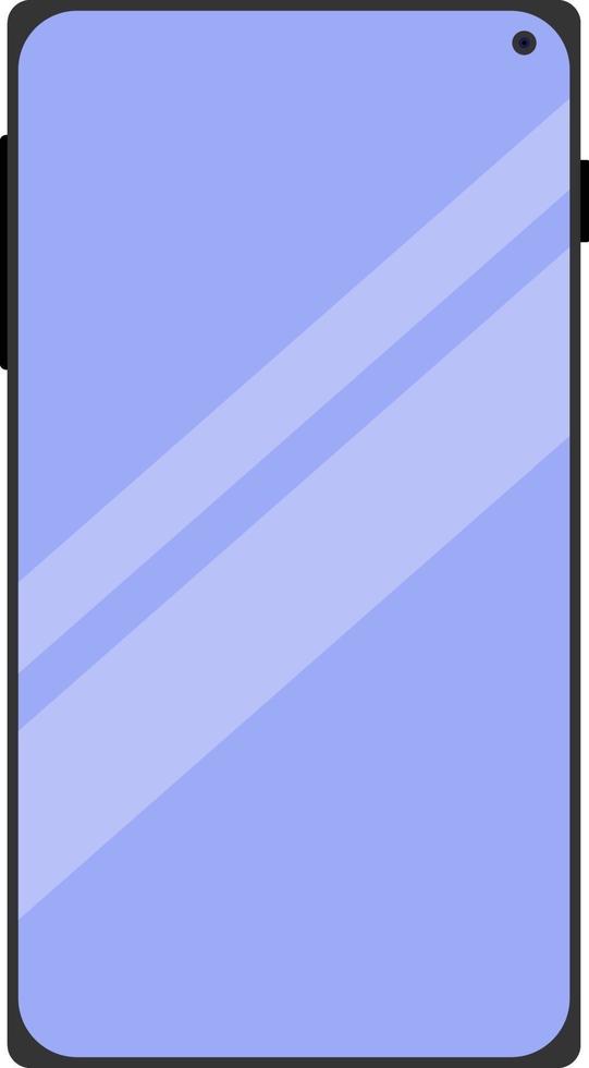 touch screen telefoon, illustratie, vector Aan een wit achtergrond.