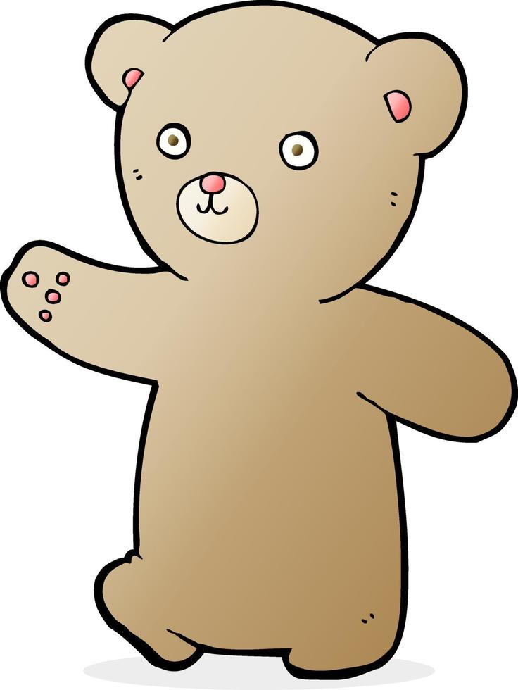 cartoon teddybeer vector