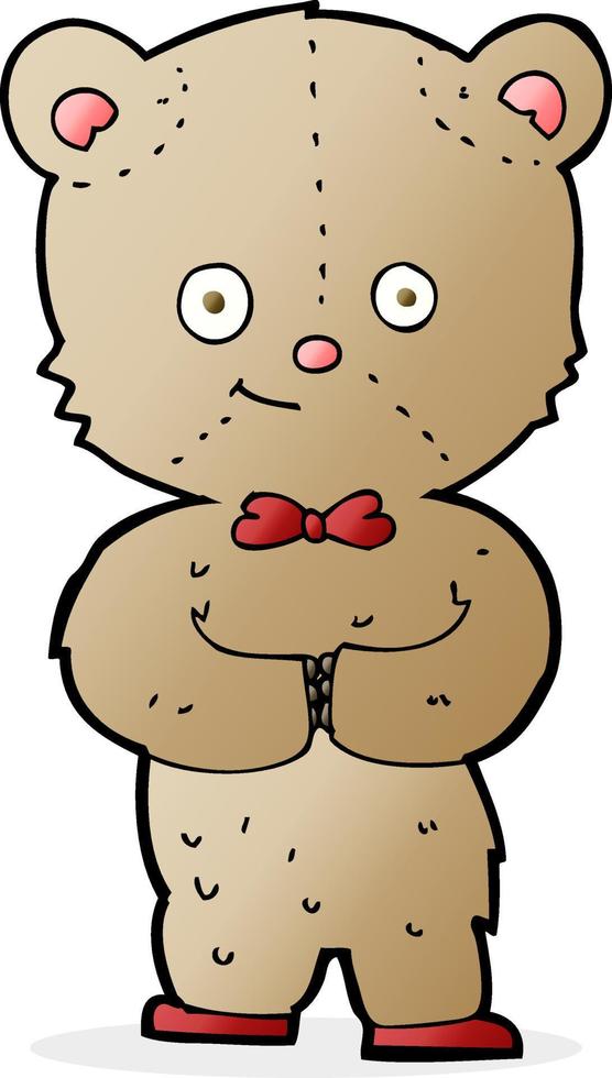 cartoon teddybeer vector