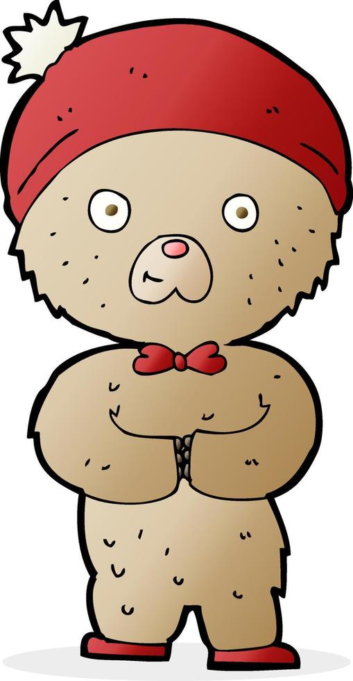 cartoon teddybeer vector