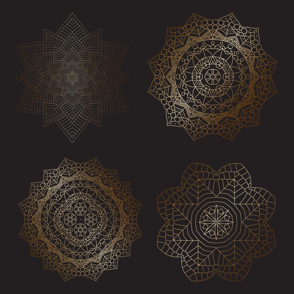 decoratieve mandala-ontwerpen vector