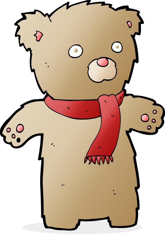 cartoon teddybeer vector