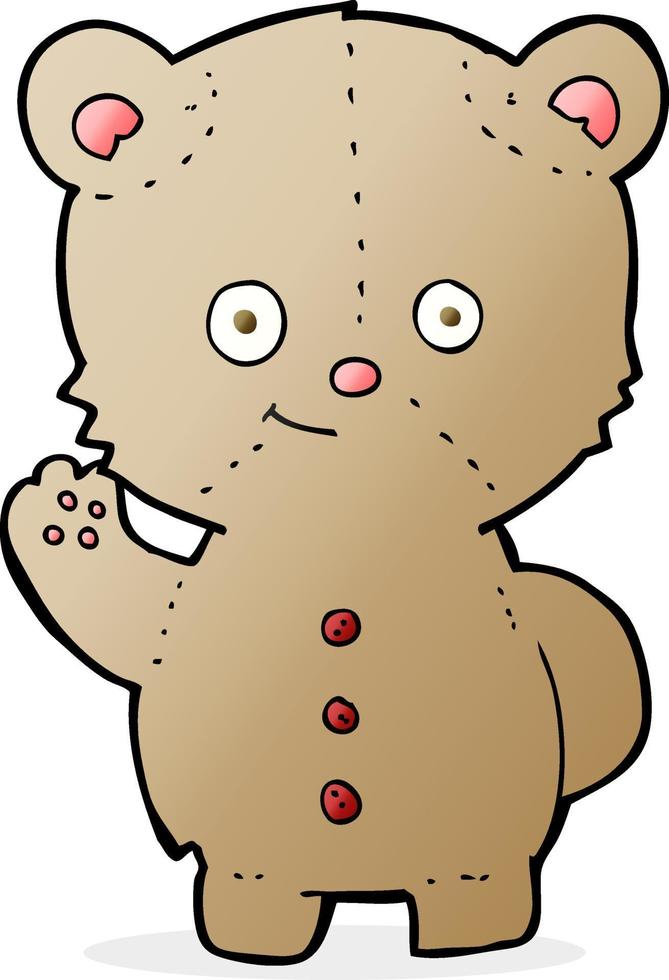 cartoon teddybeer vector