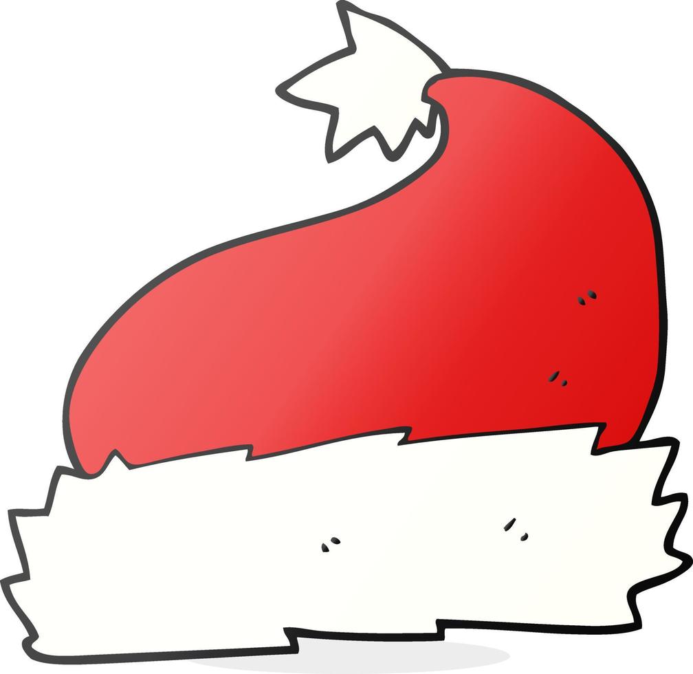 cartoon kerstmuts vector
