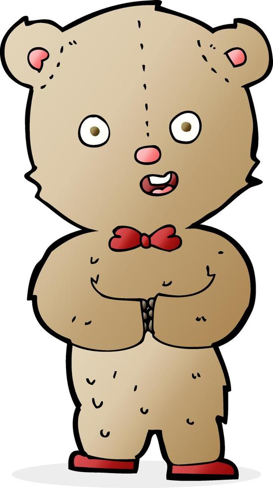 cartoon teddybeer vector