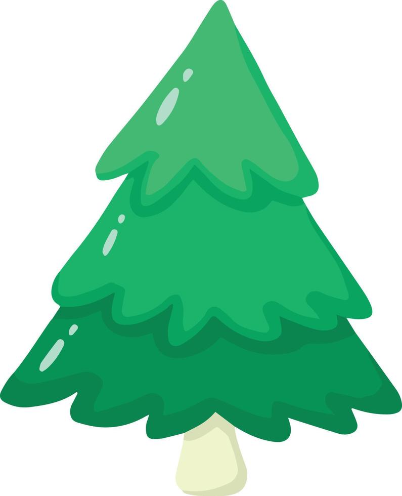 hand- getrokken Kerstmis boom illustratie vector