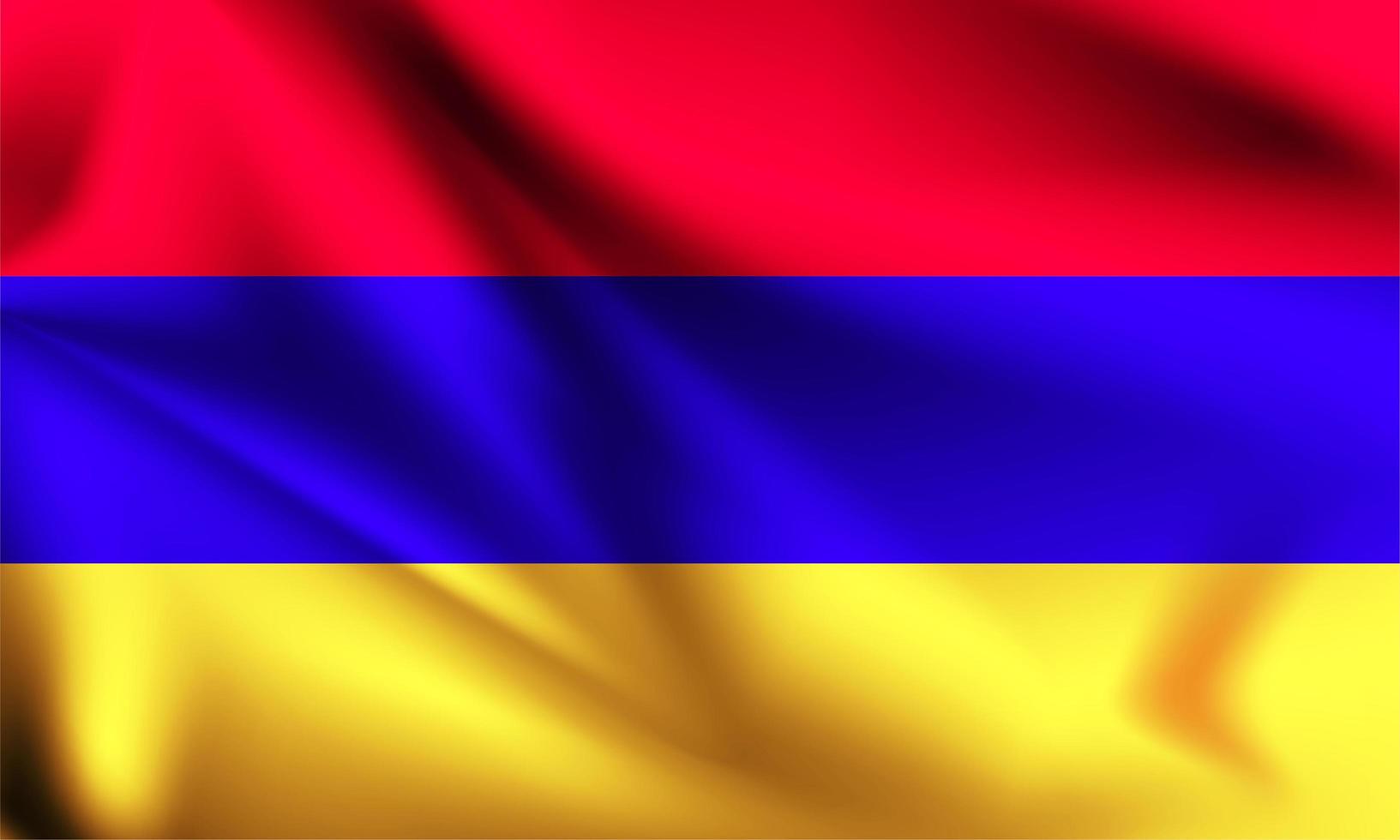 Armenië 3D-vlag vector