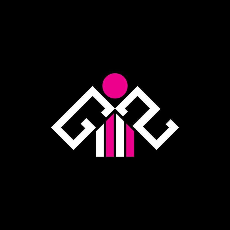 gz brief logo creatief ontwerp met vector grafisch, gz gemakkelijk en modern logo.