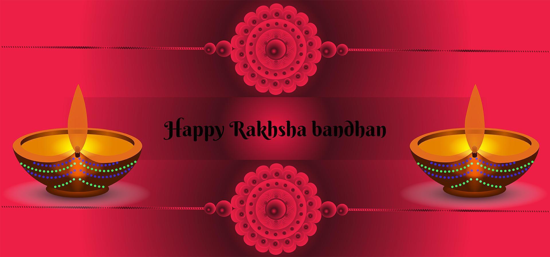 raksha bandhan festival abstracte achtergrond vector