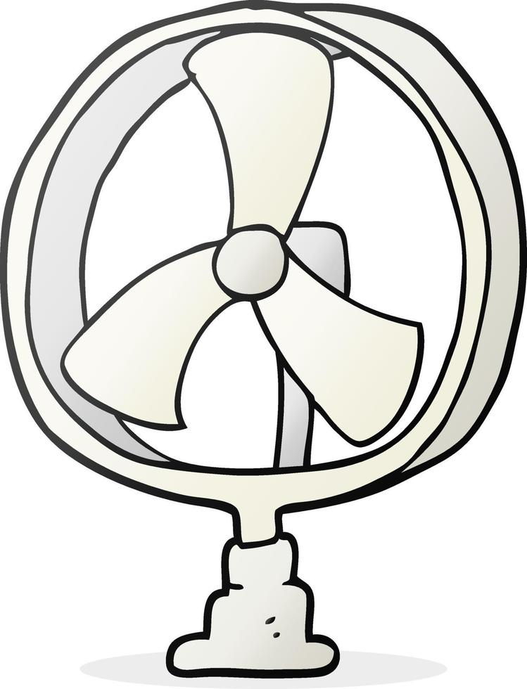 tekenfilm bureau ventilator vector