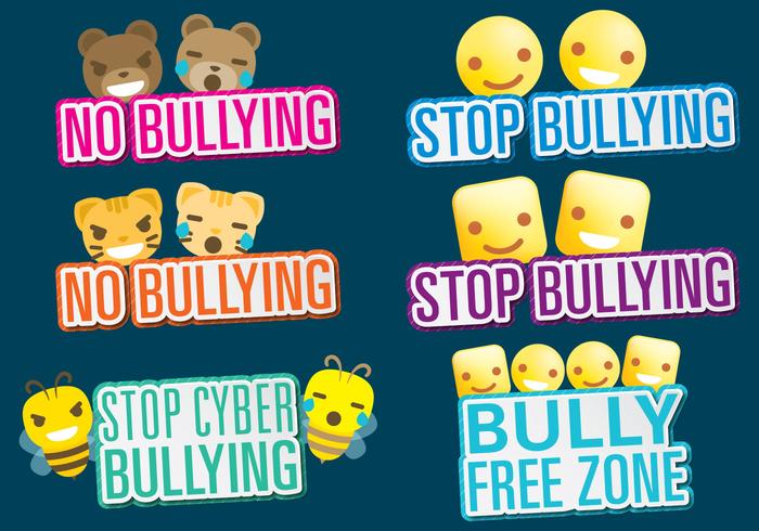 Bullying Titels vector
