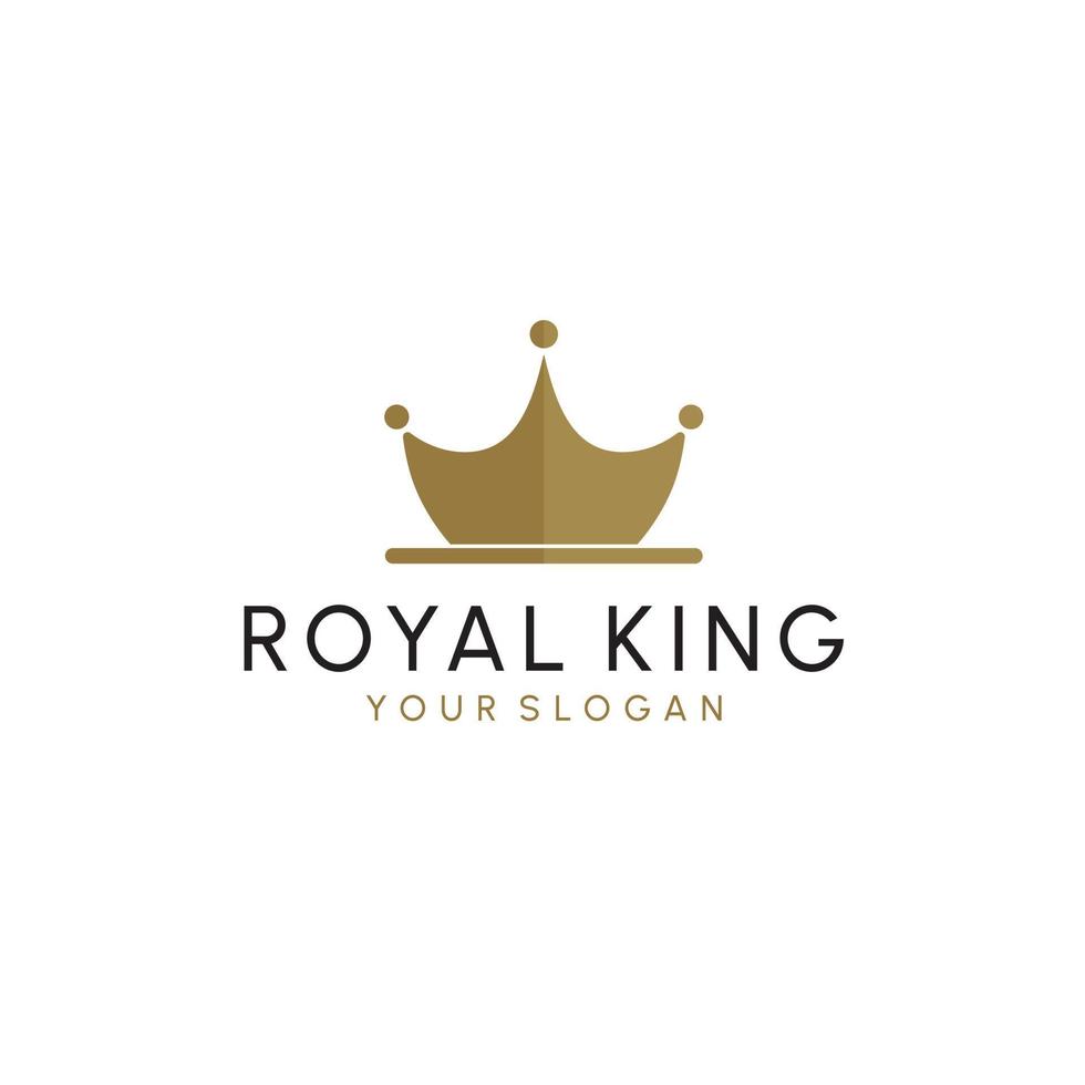 kroon logo Koninklijk koning koningin abstract logo ontwerp vector sjabloon. meetkundig symbool logotype concept icoon.