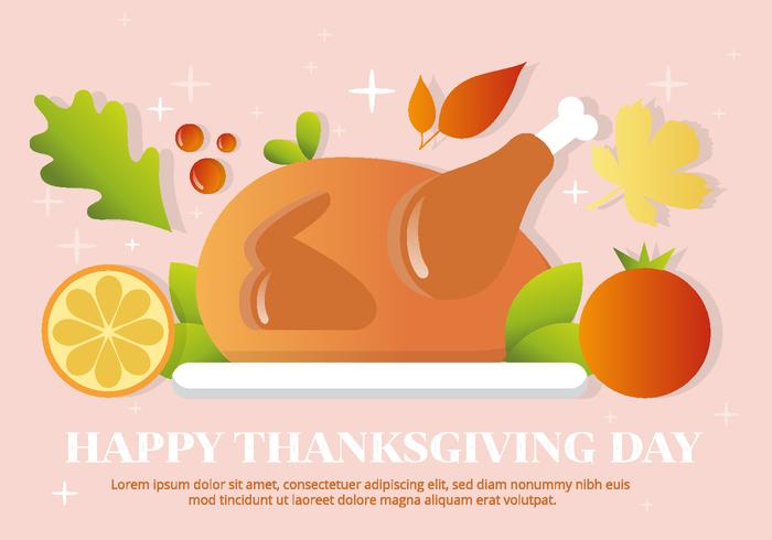 Gratis Vector Thanksgiving Turkije