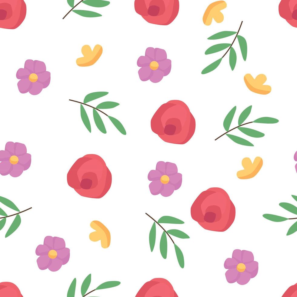 mooi voorjaar patroon met bloemen. helder illustratie, kan worden gebruikt net zo een ansichtkaart, uitnodiging kaart voor bruiloft, verjaardag en andere vakantie. vector