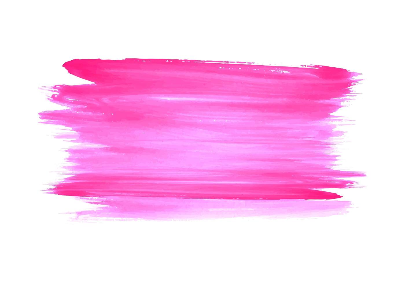 moderne roze aquarel hand tekenen lijn ontwerp vector