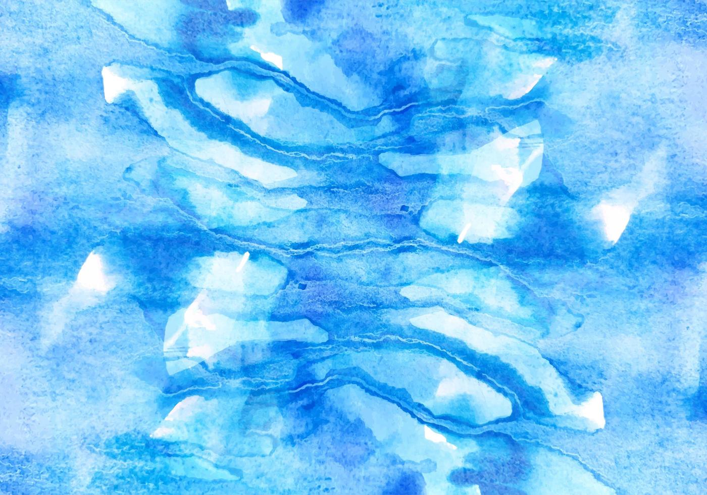 mooie blauwe aquarel bloeden textuur vector