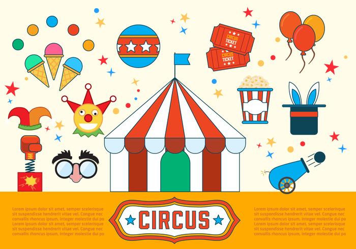 Gratis Circus Vector Illustraties