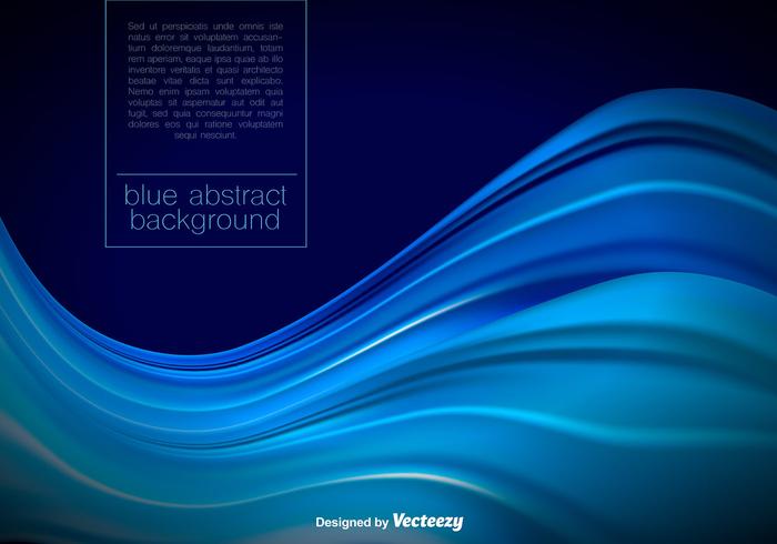Vector Abstracte Blauwe Golven
