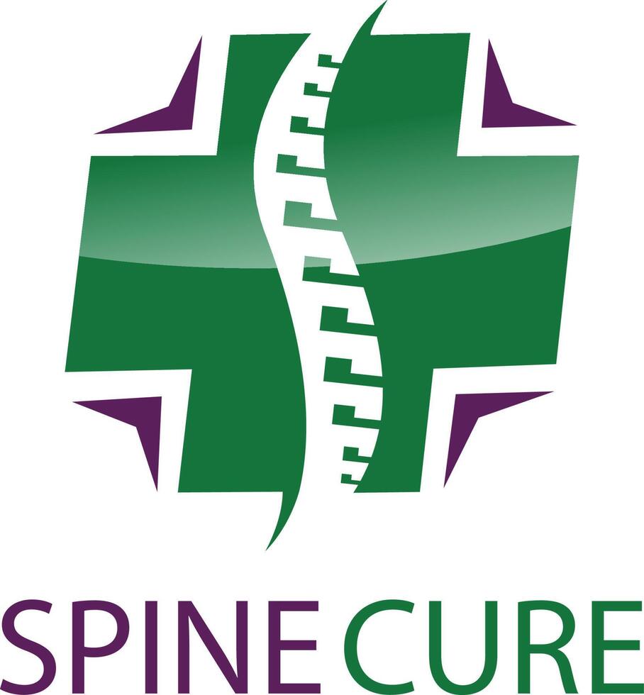 creatief chiropractie wervelkolom concept logo ontwerp sjabloon. orthopedische en osteoporose vector logo teken.