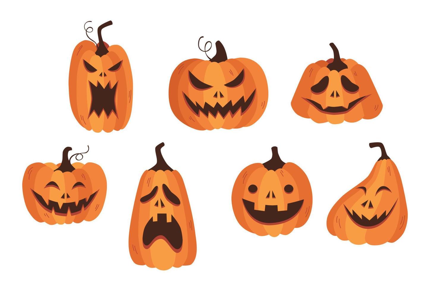 jack o'lantern vector reeks