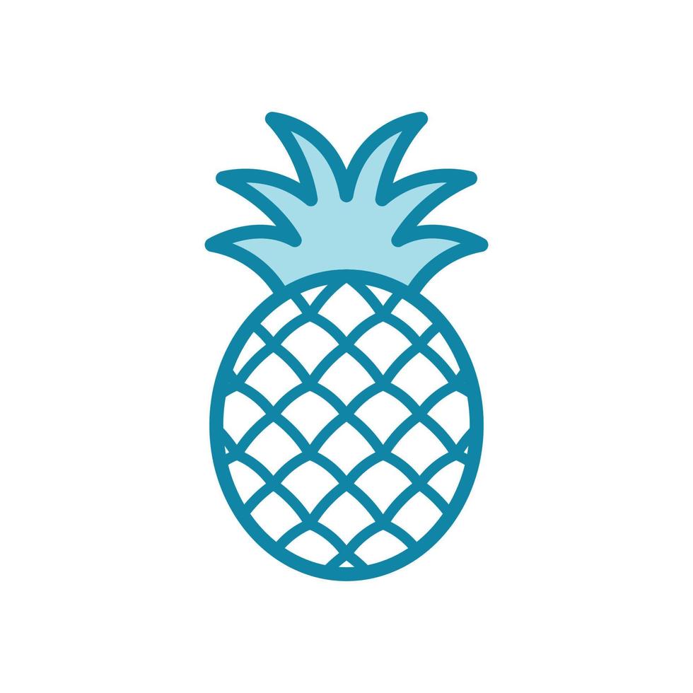 ananas icoon vector ontwerp sjabloon