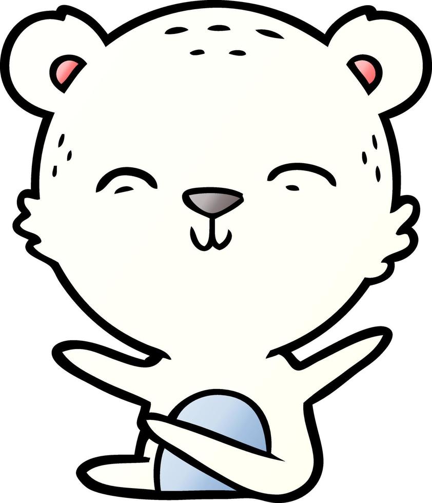 ijsbeer cartoon vector