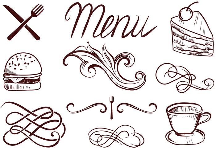 Gratis Menu Vectoren