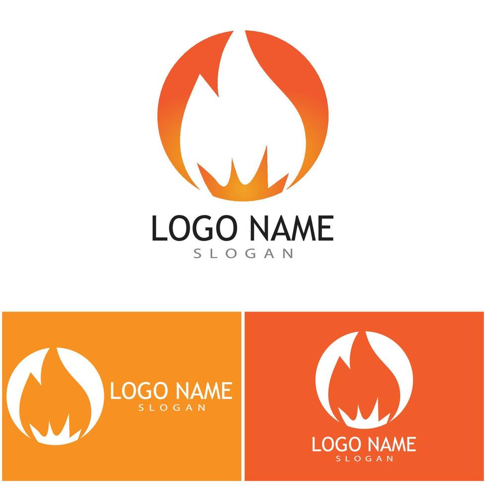 brand vlam logo vector concept ontwerp