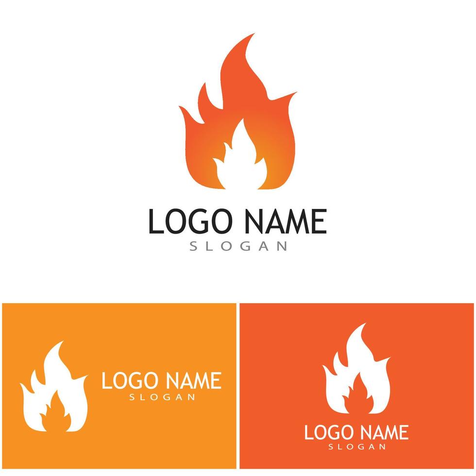 brand vlam logo vector concept ontwerp