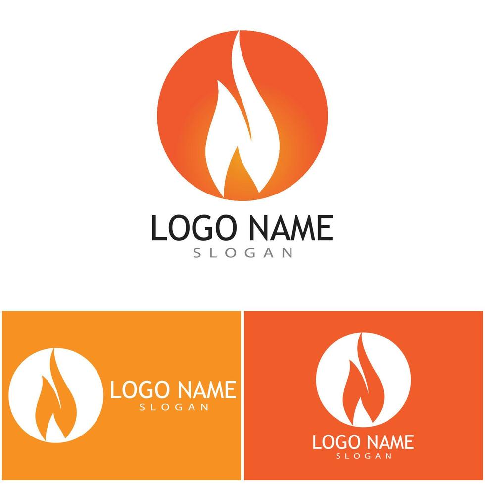 brand vlam logo vector concept ontwerp