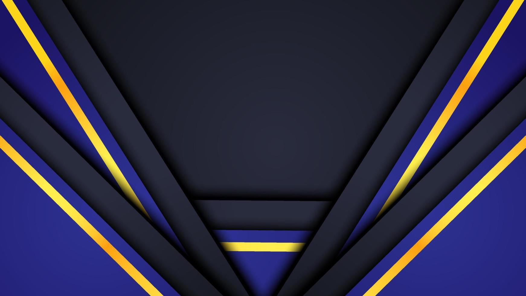 luxe zwart en blauw abstract achtergrond ontwerp illustratie vector