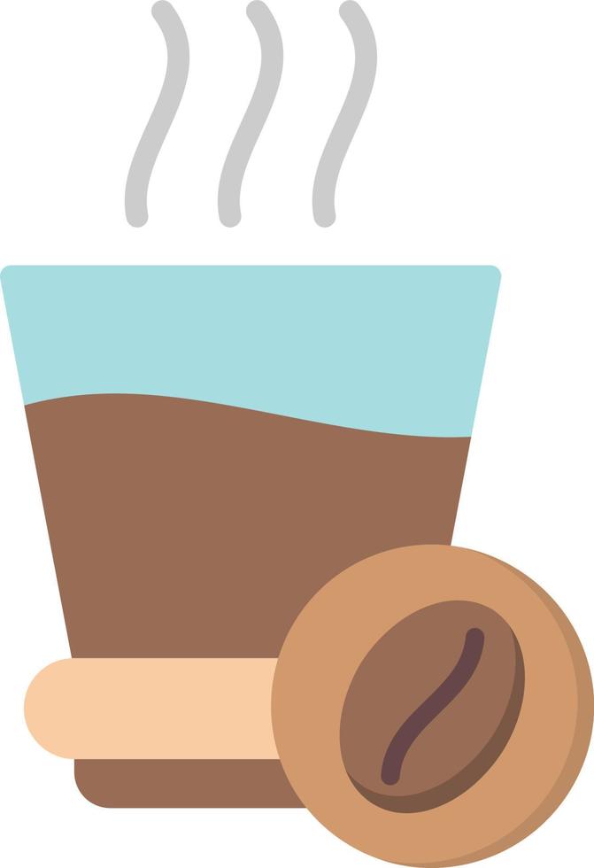 espresso vlak icoon vector