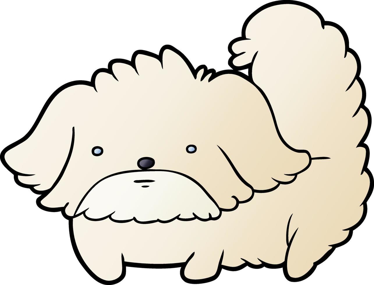 leuke tekenfilmhond vector